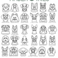 Dog Breed Mandala with Personalisation | 188 breeds available