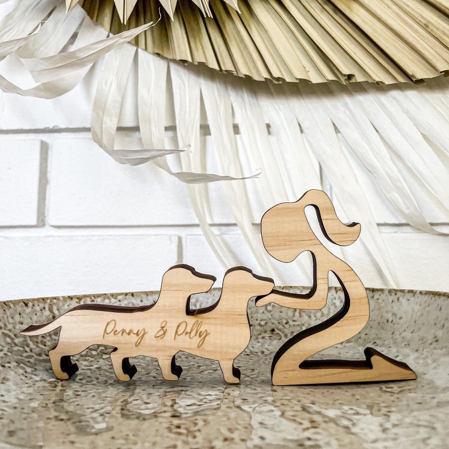 Miniature Dog/Cat and Parent Sculptures