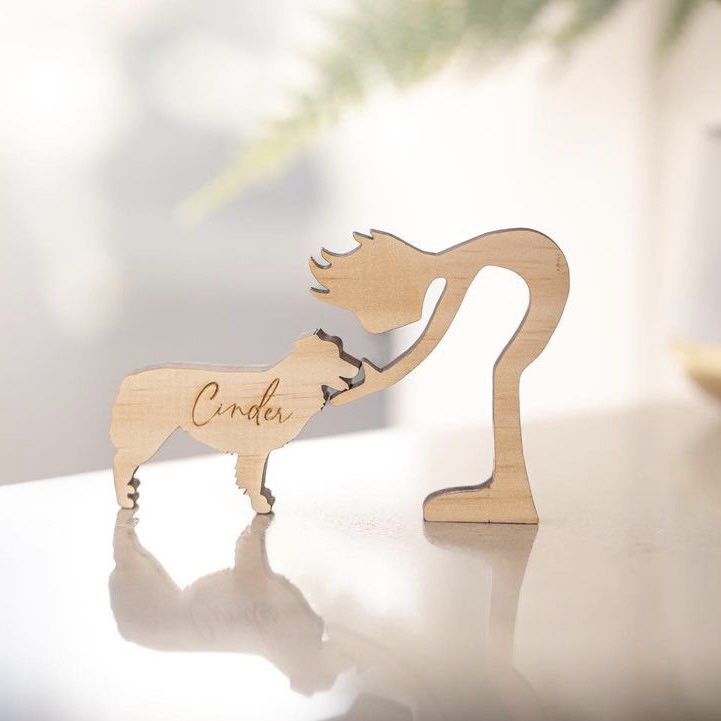 Miniature Dog/Cat and Parent Sculptures