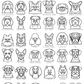 Dog Breed Mandala with Personalisation | 188 breeds available