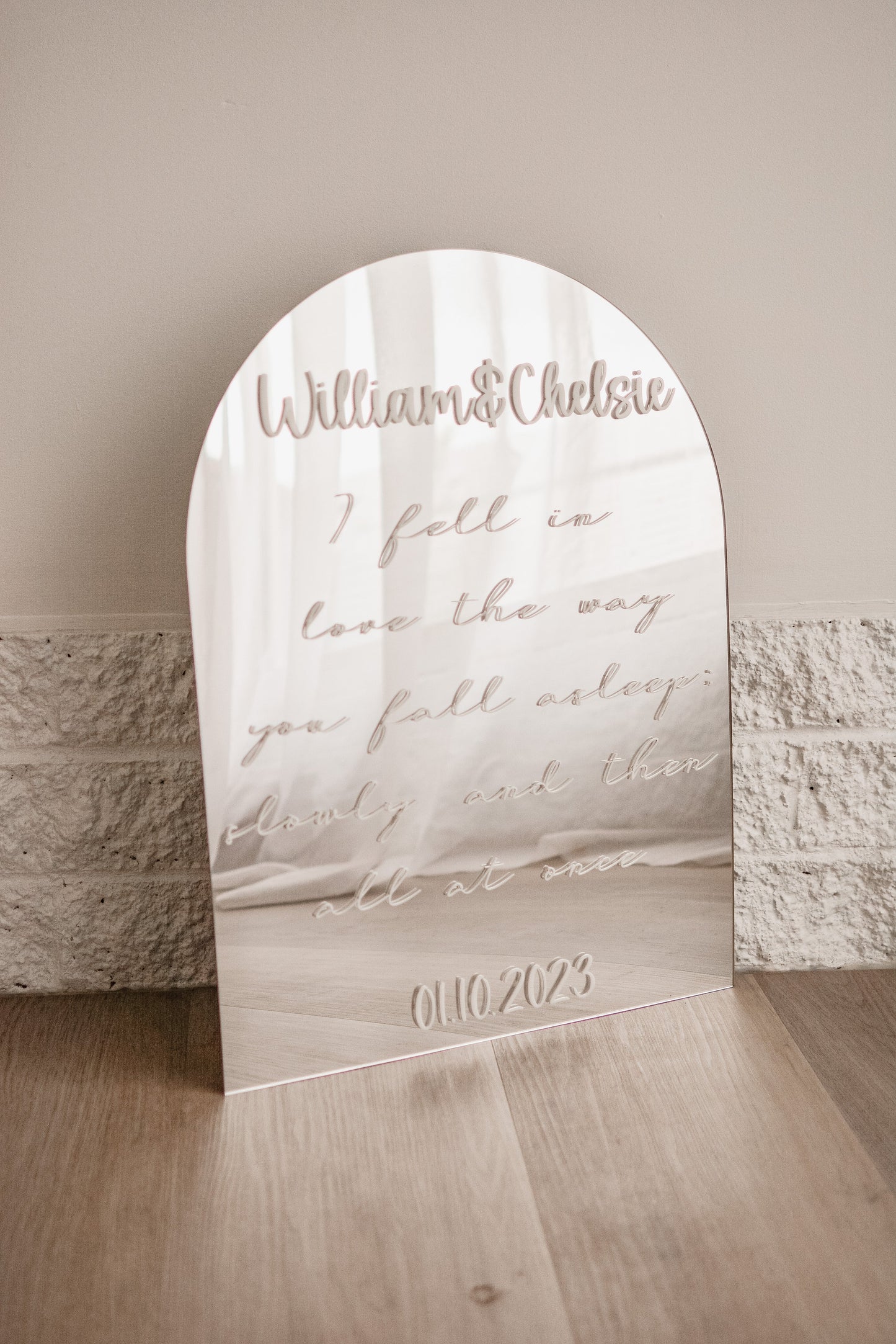Custom Acrylic Wedding/Engagement Sign - A1