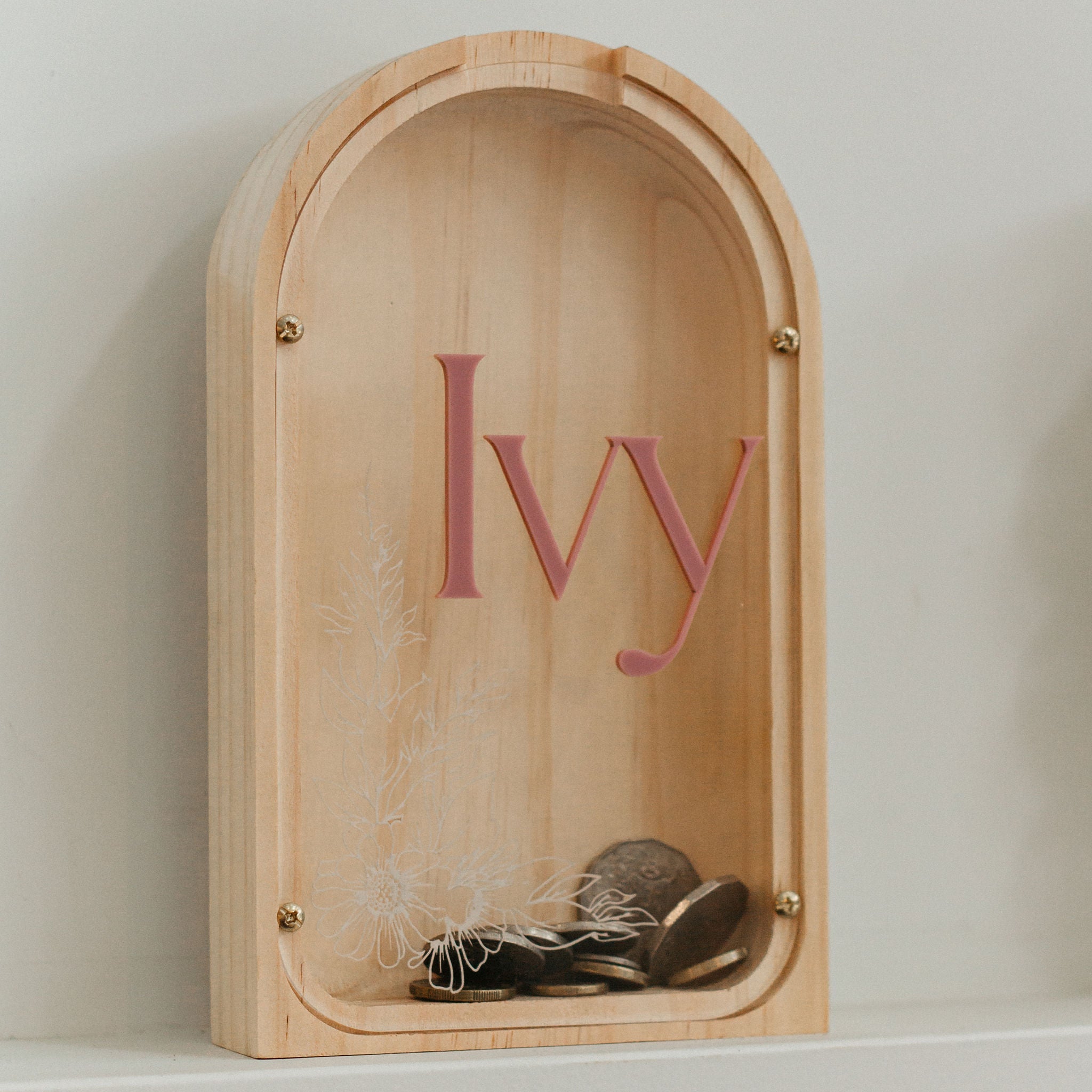 Arched Money Box – Timber n Tails