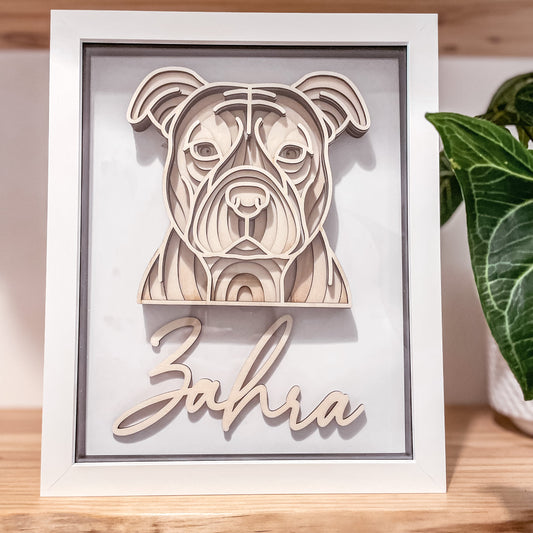 Dog Breed Mandala with Personalisation | 188 breeds available