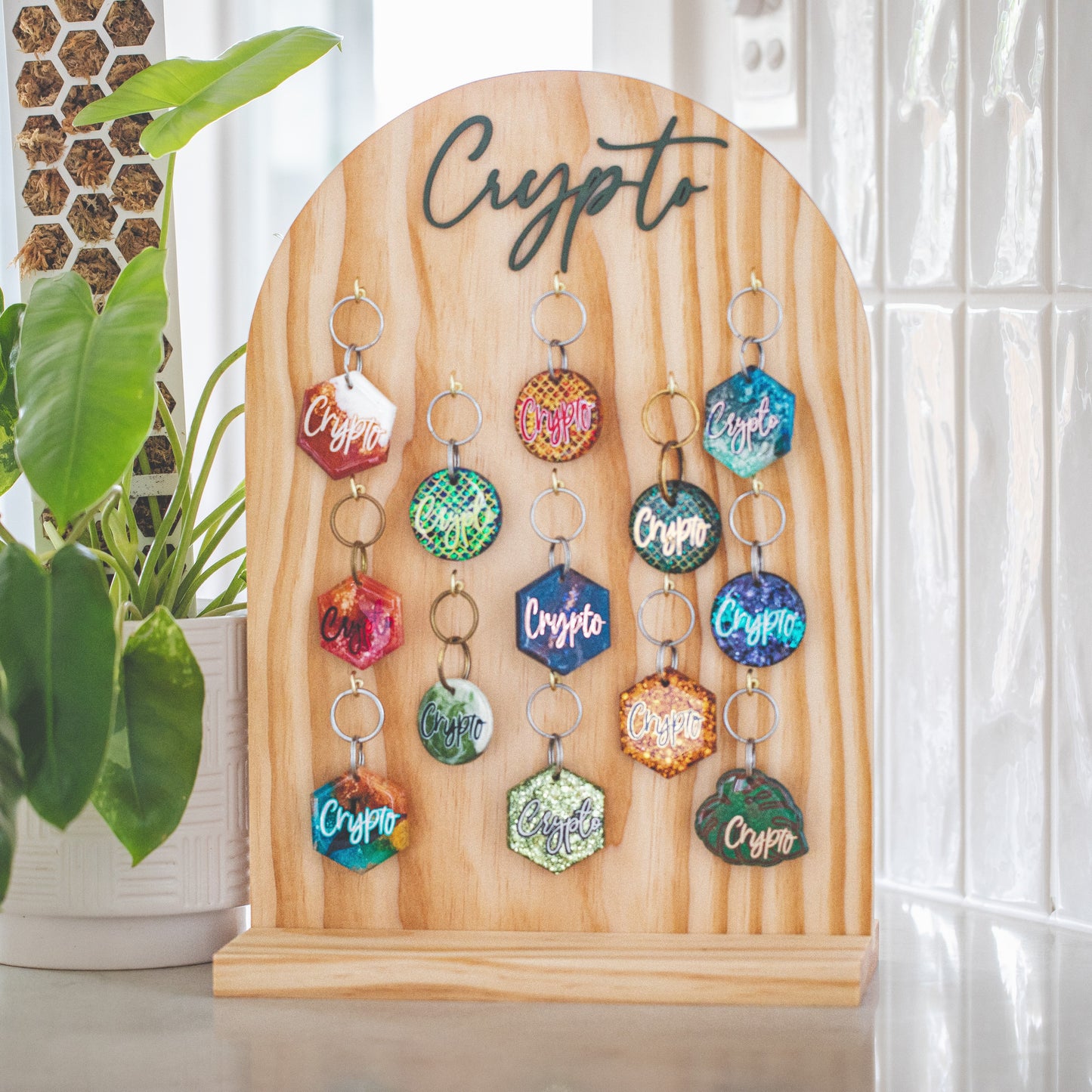 ID Tag Stand (With spinner)
