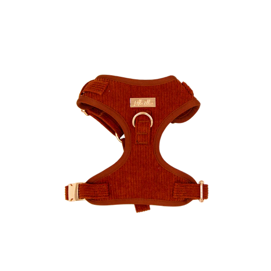 Rust Corduroy: Adjustable Harness