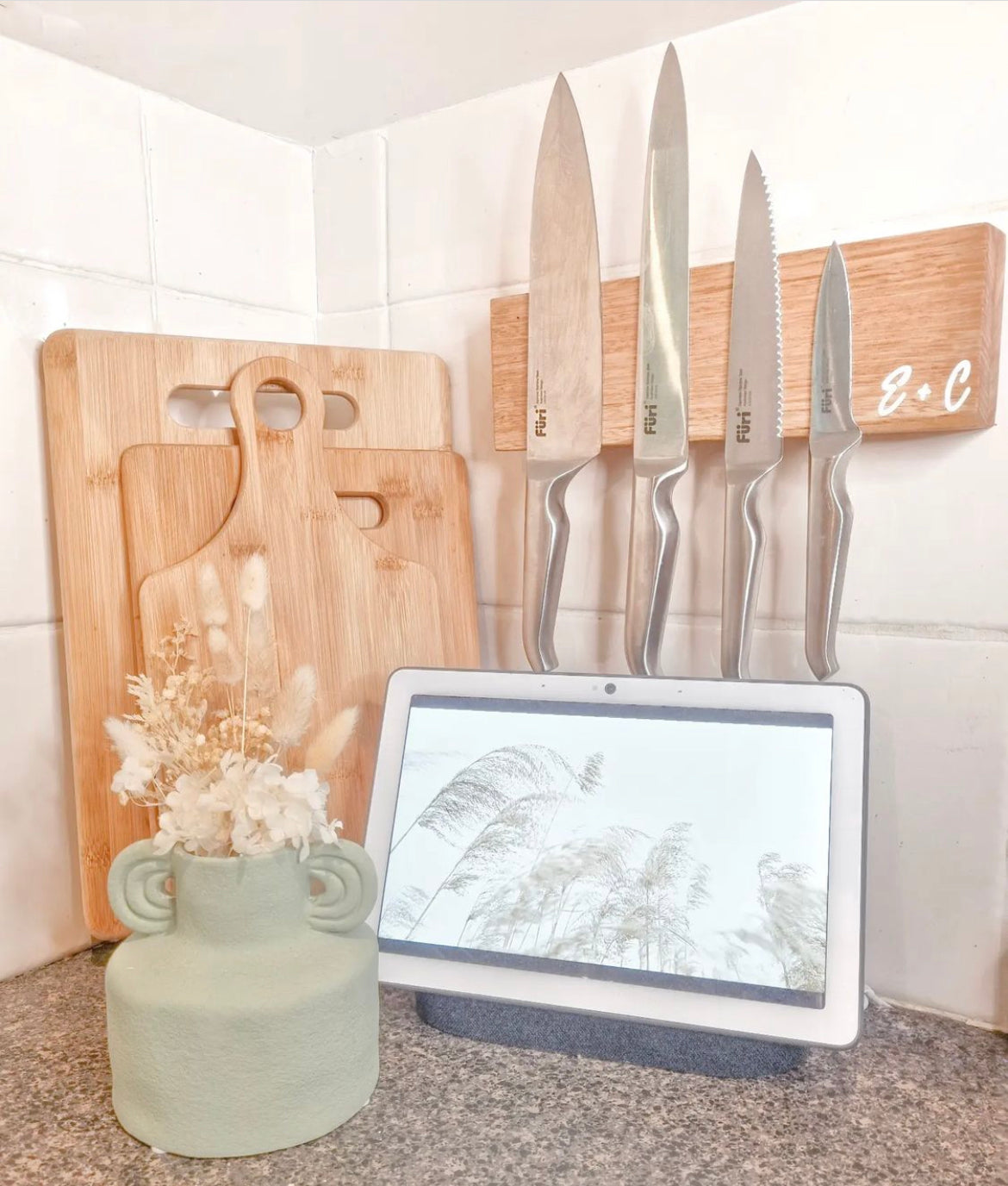 Wall Mounting Magnetic Knife Block